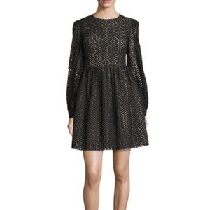 Michael Kors Collection Dress Eyelet A Line